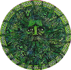 The Greenman image is courtesy of Courtney Davis.